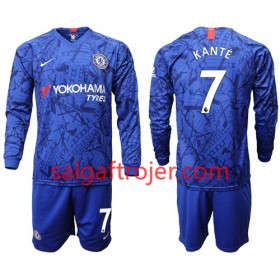 Chelsea Fodboldtrøjer Kante 7 Børn Hjemmebanesæt 2019/20 Langærmet